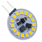 GLOBOSTAR® G4SIDE 76105 Λάμπα G4 LED 3W 330lm 120° DC 12-24V IP20 Φυσικό Λευκό 4500K Dimmable - Sanan SMD Chip - Side Pin - Μ2.9 x Π2.9 x Υ0.8cm - 2 Χρόνια Εγγύηση