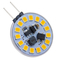 GLOBOSTAR® G4SIDE 76106 Λάμπα G4 LED 3W 300lm 120° DC 12-24V IP20 Θερμό Λευκό 2700K Dimmable - Sanan SMD Chip - Side Pin - Μ2.9 x Π2.9 x Υ0.8cm - 2 Χρόνια Εγγύηση