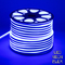GloboStar® 70575 OVALE 120° Degree Neon Flex Epistar LED SMD 2835 1m 12W/m 120LED/m 600lm/m 120° DC 230V Αδιάβροχη IP68 Μπλε Dimmable