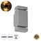 GLOBOSTAR® QUATRO 77895 Μοντέρνο Φωτιστικό Τοίχου - Απλίκα με Ντουί 2 x GU10 AC 220-240V Αδιάβροχο IP65 - Γκρι Ματ - Μ11 x Π10 x Υ25.5cm