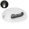 GLOBOSTAR® STEP-LUNA 90620 Αρχιτεκτονικό Φωτιστικό Διαδρόμου/Σκαλοπατιού LED 3W 345lm 10° DC 24V Αδιάβροχο IP65 Φυσικό Λευκό 4500K Dimmable - Λευκό - Φ12 x Υ3cm - 3 Χρόνια Εγγύηση