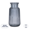 GloboStar® LAYLA 35601 Διακοσμητικό Βάζο Γυάλινο Γκρι Φ11 x Υ22cm