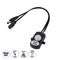 GLOBOSTAR® SENSORE 70693 Ανιχνευτής PIR / Αισθητήρας Κίνησης 180° DC 12-24V 6A 144W Max IP20 - Μ30 x Π4 x Υ2.3cm - 2 Χρόνια Εγγύηση