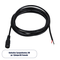 GLOBOSTAR® STRIPART 70748 DC Θηλυκός Σύνδεσμος 2.1mm με 200cm Καλώδιο Τροφοδοσίας 2Pin IP20 - Μ200 x Π2.1 x Υ2.1cm