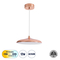 GLOBOSTAR® BARON 61253 Μοντέρνο Κρεμαστό Φωτιστικό Οροφής LED 12W 1440lm 120° AC 220-240V IP20 Ρυθμιζόμενο Λευκό CCT με On/Off 2700K/4500K/6000K - Lumileds SMD Chip - Ροζ Χρυσό - Μ25 x Π25 x Υ8cm - 3 Χρόνια Εγγύηση
