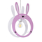 GLOBOSTAR® BUNNY 61577 Παιδικό Κρεμαστό Φωτιστικό Οροφής με Ντουί 1 x E27 AC 220-240V IP20 - Ροζ & Λευκό - Μ27.2 x Π15.5 x Υ40cm