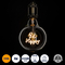 GLOBOSTAR® BE HAPPY 99258 Λάμπα E27 G125 LED 4W 340lm 360° AC 220-240V IP20 Ultra Θερμό Λευκό 2200K Dimmable - Filament Chip - Διάφανο - Μ12.5 x Π12.5 x Υ18cm - 3 Χρόνια Εγγύηση