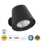 GLOBOSTAR® GARDENIA 60799 Μοντέρνο Φωτιστικό Τοίχου - Απλίκα LED 7W 700lm 60° AC 220-240V Αδιάβροχο IP65 Θερμό Λευκό 2700K - Bridgelux COB Chip & TÜV SÜD Driver - Μαύρο Ματ - Μ9.5 x Π13 x Υ7.7cm - 5 Χρόνια Εγγύηση