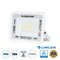 GLOBOSTAR® ATLAS 61413 Προβολέας LED 30W 3750lm 120° AC 220-240V Αδιάβροχο IP67 Ψυχρό Λευκό 6000K - Lumileds SMD Chip - TÜV Rheinland Certified - Λευκό Ματ - Μ16 x Π2.5 x Υ12.5cm - 5 Χρόνια Εγγύηση