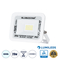 GLOBOSTAR® ATLAS 61407 Προβολέας LED 20W 2500lm 120° AC 220-240V Αδιάβροχο IP67 Ψυχρό Λευκό 6000K - Lumileds SMD Chip - TÜV Rheinland Certified - Λευκό Ματ - Μ12 x Π2.5 x Υ9.5cm - 5 Χρόνια Εγγύηση