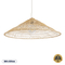 GLOBOSTAR® KAIA 02347 Boho Κρεμαστό Φωτιστικό Οροφής με Ντουί 1 x E27 AC 220-240V IP20 - Μπεζ - Μ80 x Π80 x Υ26cm