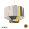 GLOBOSTAR® SALERNO 02388 Boho Κρεμαστό Φωτιστικό Οροφής με Ντουί 1 x E27 AC 220-240V IP20 - Πολύχρωμο - Μ40 x Π40 x Υ35cm