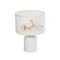 GloboStar® GIRAFFE 204-0026 Παιδικό Eπιτραπέζιο Φωτιστικό Πορτατίφ Μονόφωτο 1 x E27 IP20 Πολύχρωμο Ύφασμα με Λευκό Πλαστικό - Μ24 x Π24 x Υ32cm