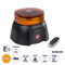 GloboStar® 85359 PRO Series Επαναφορτιζόμενος Φάρος Σήμανσης Οχήματος Security - Ασφαλείας για Αυτοκίνητα & Φορτηγά 10 Προγραμμάτων Φωτισμού STROBE LED 48W DC 10-30V Αδιάβροχος IP65 Πορτοκαλί