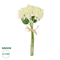 GloboStar® Artificial Garden WHITE HYACINTH BOUQUET 21351 Τεχνητό Διακοσμητικό Μπουκέτο Λευκός Υάκυνθος Y30cm