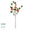 GloboStar® Artificial Garden ORANGE FRUIT BRANCH 21435 Τεχνητό Διακοσμητικό Κλαδί Πορτακαλιά Y83cm