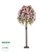 GloboStar® Artificial Garden ROSES TREE 21068 Τεχνητό Διακοσμητικό Δέντρο Τριανταφυλλιά Μ110 x Π110 x Υ240cm