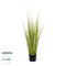 GloboStar® Artificial Garden ZEBRA GRASS 21481 Τεχνητό Διακοσμητικό Φυτό Ζέμπρα Μ30 x Π20 x Υ90cm