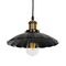 GLOBOSTAR® MARGI 999-0229 Vintage Κρεμαστό Φωτιστικό Οροφής με Ντουί 1 x E27 AC 220-240V IP20 - Μαύρο & Χρυσό - Μ26 x Π26 x Υ14cm